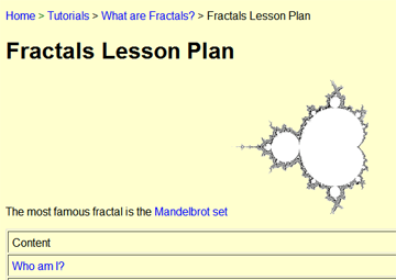 Fractals Lesson Plan 