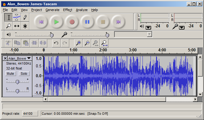 Tascam Recording