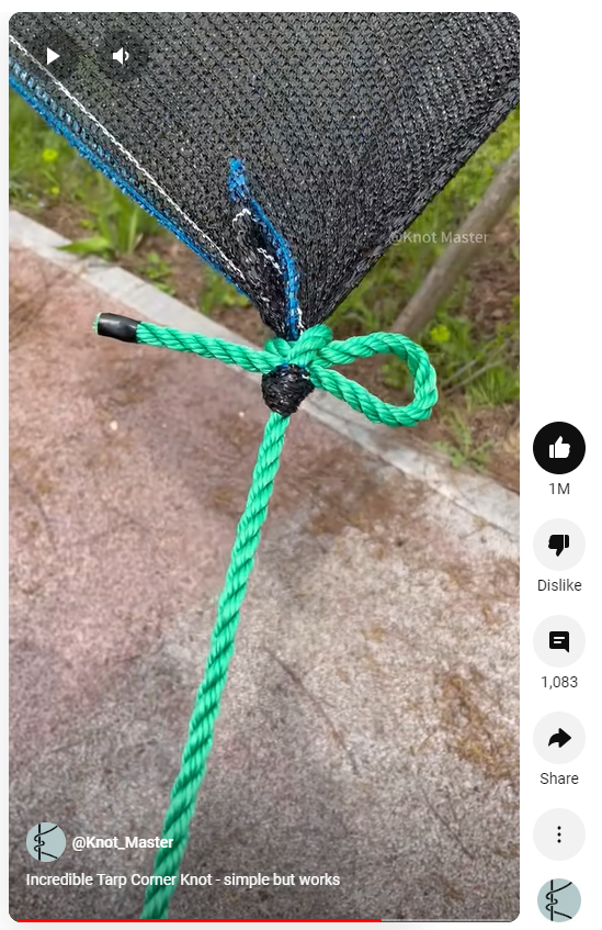 Tarp Corner Knot